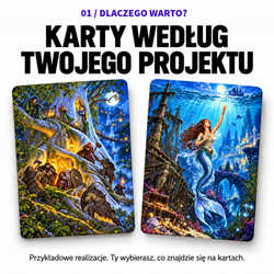 Paczka Błyszcząca - 8 kart personalizowanych