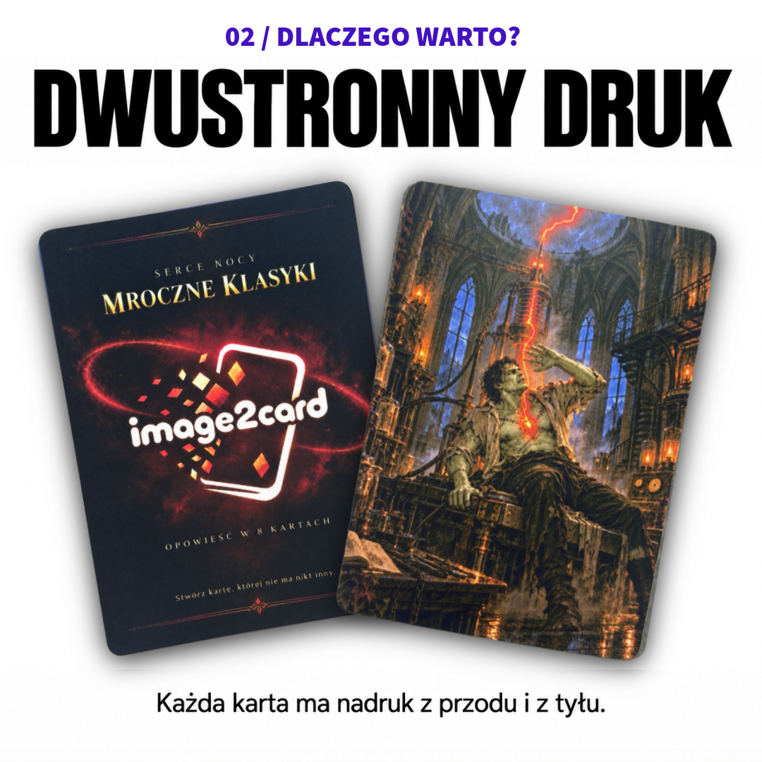 Paczka Matowa – 8 kart personalizowanych
